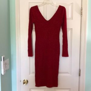 Fitted Sweater Dress